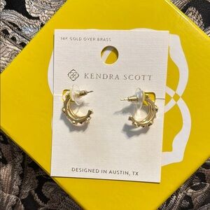 Kendra Scott Gold Hoop Earrings